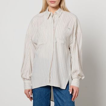 A.P.C. Warvol Oversized Striped Woven Shirt - FR 40/UK 12