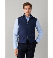 hackett london para hombre hm4000241 chaleco windsor marino s casual clasico poliester