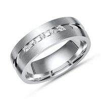 anillo de plata 925 anillo circonita plateada