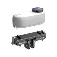 base de montaje magnetica de liberacion rapida puluz de abs para camara insta360 go3  go 3s construccion duradera