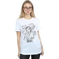 disney camiseta beauty and the beast para mujer
