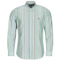 polo ralph lauren camisa manga larga camisa de corte recto en oxford para hombre