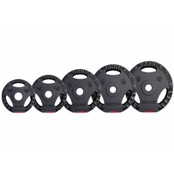 Disco de Pesas 50/51 mm con Triple Agarre de Plástico – 1,25 a 15 kg – Gorilla Sports