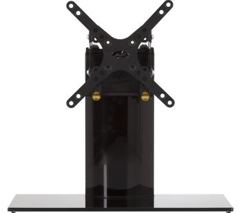 AVF B201BB 450 mm TV Stand with Bracket - Black, Black