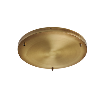 Roseta Roseta Multicable En Hierro Bronceado D. 40 Con 3 Agujeros H.3 Ø40 Bl290-pl3-dm40-brz