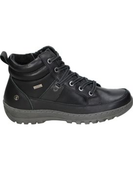 Botas De Piel C. Tapioca T712-11 En Negro Para Mujer 36