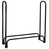 lenero de metal negro 124x34x124h cm