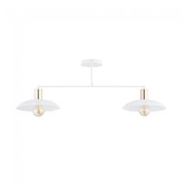 lampara de techo cima blanco 2 luces