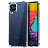 cool carcasa antishock transparente para samsung m536 galaxy m53 5g