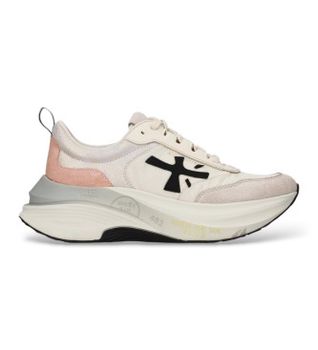 Premiata para mujer. HILL Zapatillas Hill blanco (40), Plano, Cordones, Casual