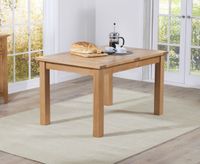 cheadle 120cm oak extending dining table