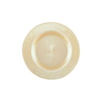 plato para postre vainilla - lote de 6