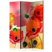 biombo - velvet poppies 135x172 cm