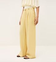 bash para mujer 1e26dean pantalon recto deana amarillo 40 casual modal