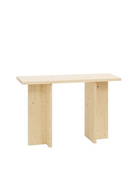 Consola de madera de abeto en beige 120x80cm
