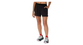 Pantalon corto asics  strong fujitrail elite  strong  negro mujer