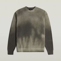 g-star raw jersey d28576-c868 sunfaded loose r knit-273 turf para hombre