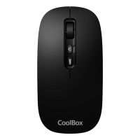 raton coolbox w02 ia inalambrico rfbluetooth 1600 dpi negro boton copilot