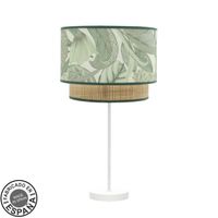 sobremesa grande congo 1xe27 blancoverde-natural 64x30x30 cm