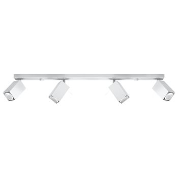 Lámpara de techo blanco acero alt. 16 cm