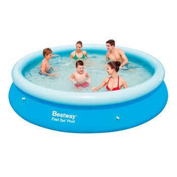 Piscina Hinchable Autoportante Azul De Pvc De Ø 305x76 Cm