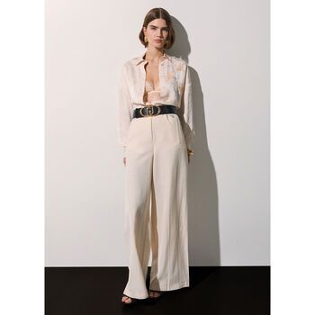 Liu Jo Pantalones Pantalones en viscosa flamé para mujer