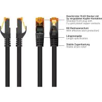 cable de red varia cat7 sftp 15 m tpe negro