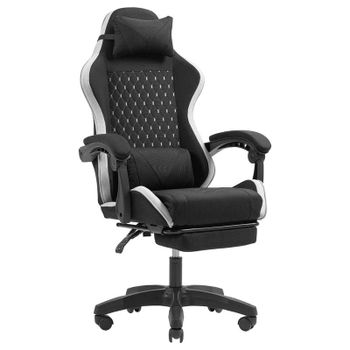 Silla Gaming Mars Gaming MGC-X Fabric Racing Acabado Textil Reclinable 120Kg Gris