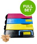 compatible multipack kyocera fs-c5200dn printer toner cartridges 4 pack -tk550k