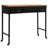 mesa consola madera mdf y abeto 100x335x80 cm vidaxl