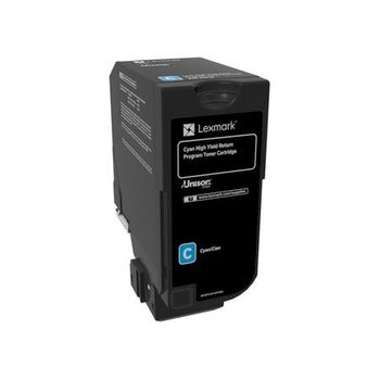 Lexmark 84C2HC0 Cyan Original High Capacity Return Programme Toner Cartridge