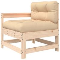 sillon de jardin  silla de jardin  silla de exterior con cojines madera maciza de pino