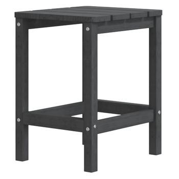 Mesa De Jardín | Mesa De Exterior Adirondack Hdpe Antracita 38x38x46 Cm