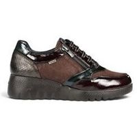 fluchos zapatos de tacon deportivo live marron para mujer