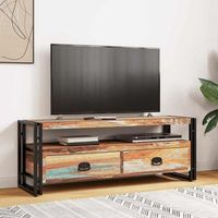 mueble tv  mueble de salon  armario tv madera maciza reciclada