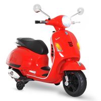 homcom moto electrica infantil coche triciclo vespa scooter a bateria con luz mp3 usb bocina para ninos mas de 3 anos carga 30kg   aosom espana