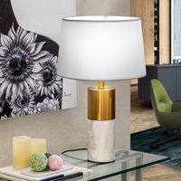 lampara de mesa led lucian blanco 10w