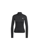camiseta manga larga adidas hyperglam 14-zip mujer bk