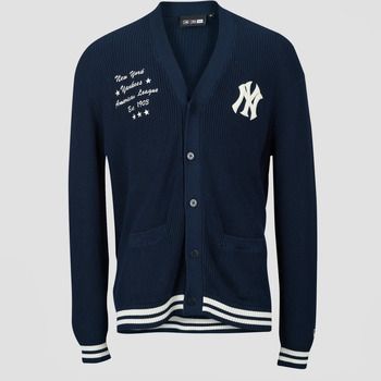 New Era Abrigo MLB COLLEGIATE SCRIPT CARDI NEW YORK YANKEES para hombre