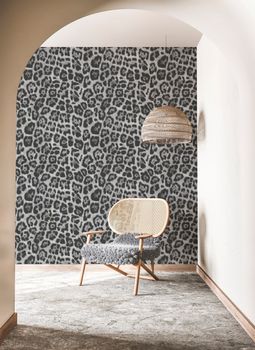 Papel pintado panorámico leopardo