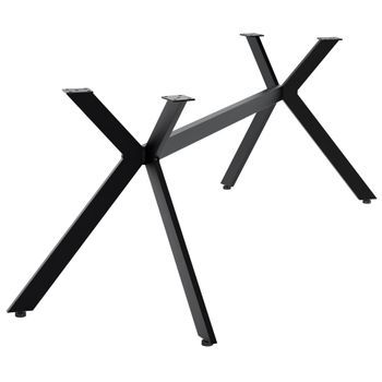 Patas Para Mesa Cascada Metal Negro 133x195x72 Cm Clp