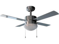 ventilador de techo con luz - cecotec energysilence aero 450 con luz funcion frio y calor 50w 106 cm inox