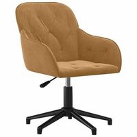 silla de masaje  silla de gaming giratoria de terciopelo marron