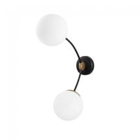 aplique de pared mosoma 2 luces