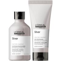 duo de champu y acondicionador silver de loreal professionnel