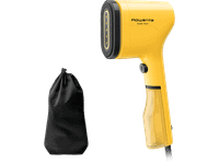 plancha de vapor vertical -rowenta pure pop dr2026d1 1300wsalida 20gmin70ml calentamiento 15s elimina pelusasarrugas y purifica amarillo