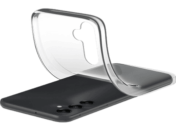 Funda móvil - CellularLine SOFT, Para Samsung Galaxy A15, Goma blanda, Transparente