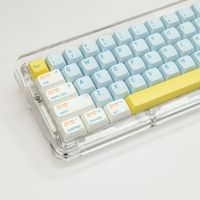 teclas jaycomia sky dream 135 teclasset pbt dye-sub perfil xda para teclado mecanico de juegos interruptor cherry mx hi75 regalos para chicas