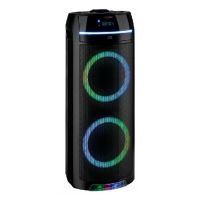 altavoces reflexion party inalambricos 480w con bluetooth 50 y led multicolor