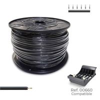 cable electrico multicore h07z1-k negro - 15 mm bobina de 500 m